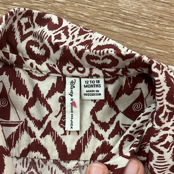 Disney x Janie and Jack Moana Romper - Picture 2 of 5